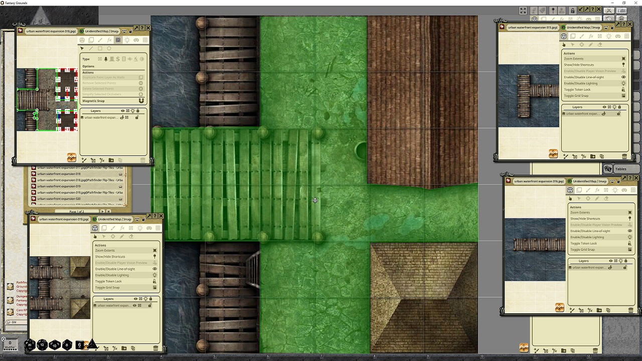 Fantasy Grounds - Pathfinder RPG - Flip-Tiles - Urban Waterfront Expansionのスクリーンショット 1
