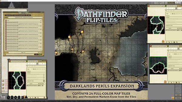 Fantasy Grounds - Pathfinder RPG - Flip-Tiles - Darklands Perils Expansion
