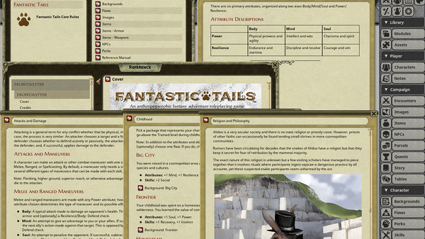 Fantasy Grounds - Fantastic Tails Core Ruleset