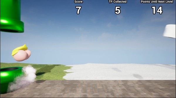 Screenshot z Flappy Butt