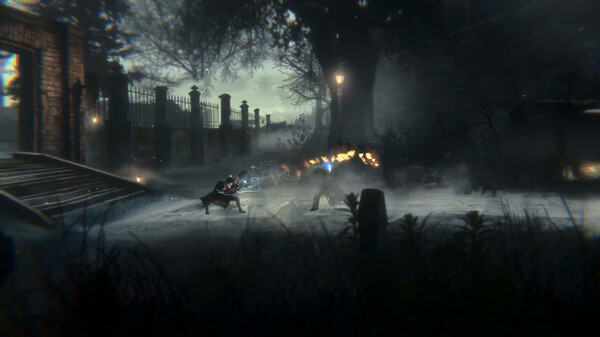 Screenshot of Vapor World: Over The Mind gameplay showing in-action mechanics