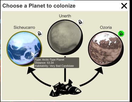 Screenshot z Orbi Universo - Ad Astra