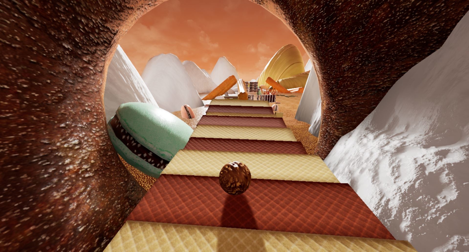 A Chocolate World (the impossible game) screenshot #1