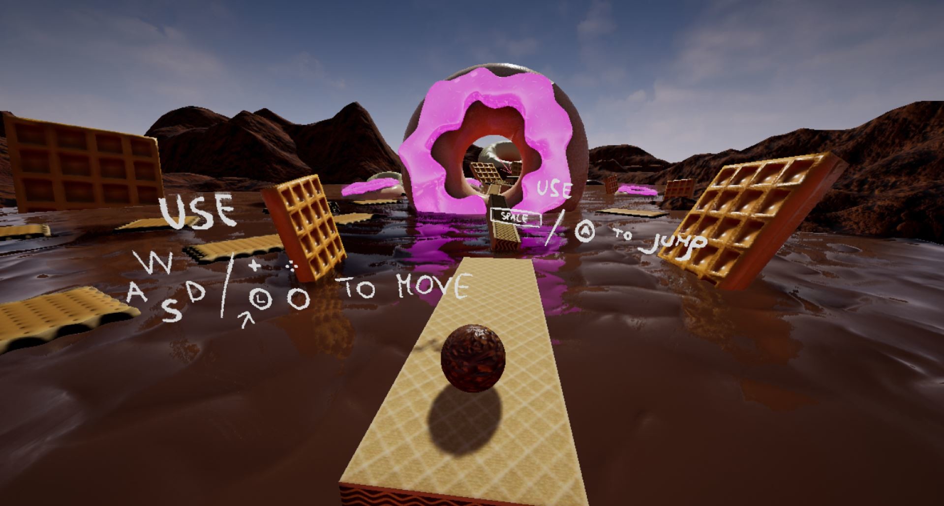 A Chocolate World (the impossible game) screenshot #3