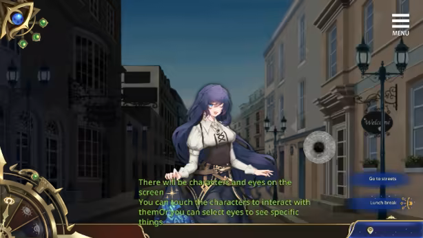 The city of eyes and the girl in dreamland image