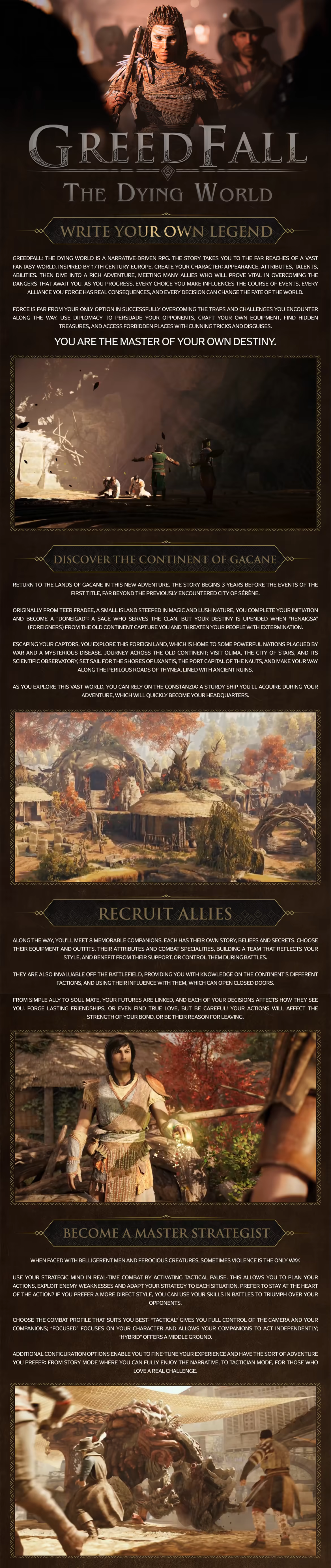 GreedFall: The Dying World video 2