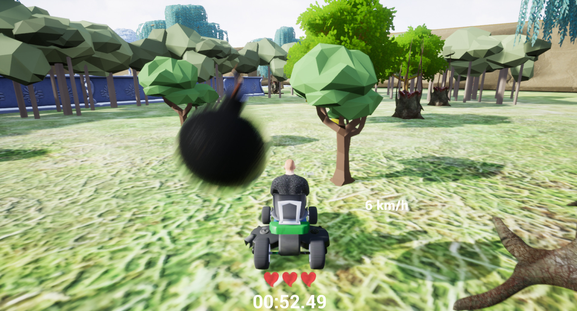 Lawnmower game: Mortal Race screenshot #8