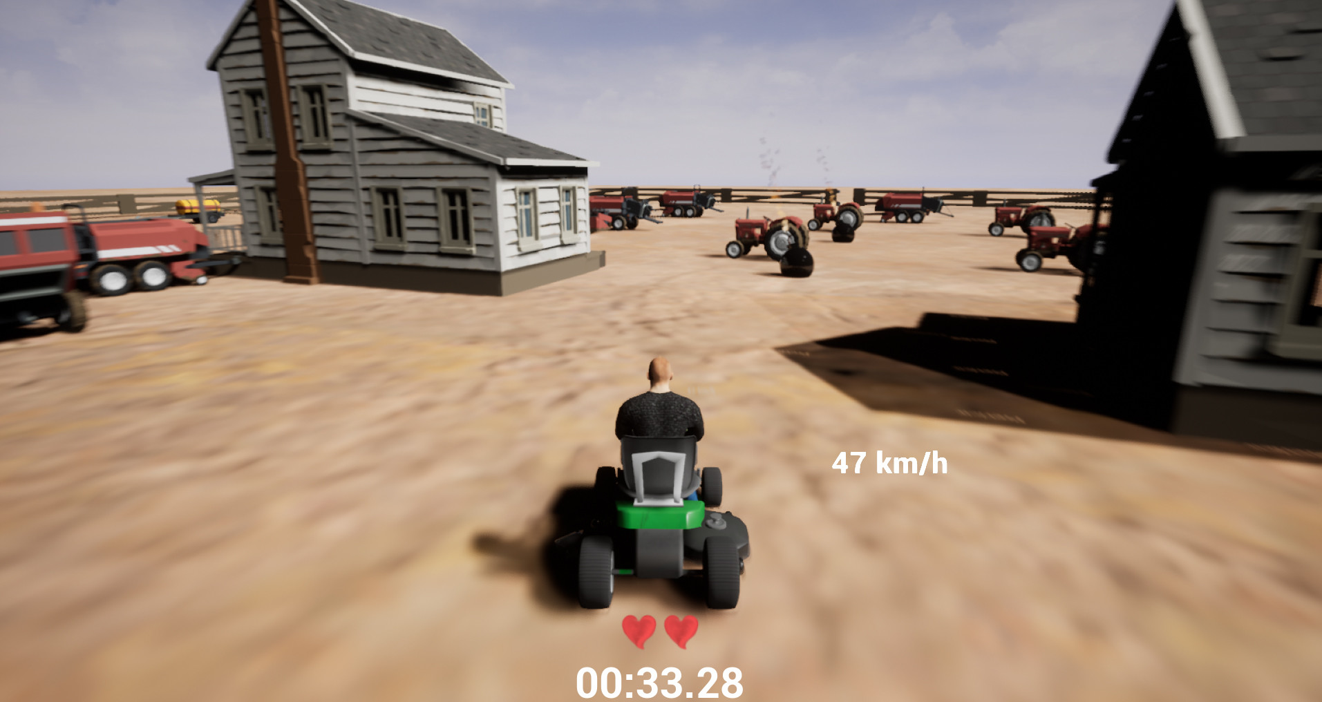 Lawnmower game: Mortal Race screenshot #6