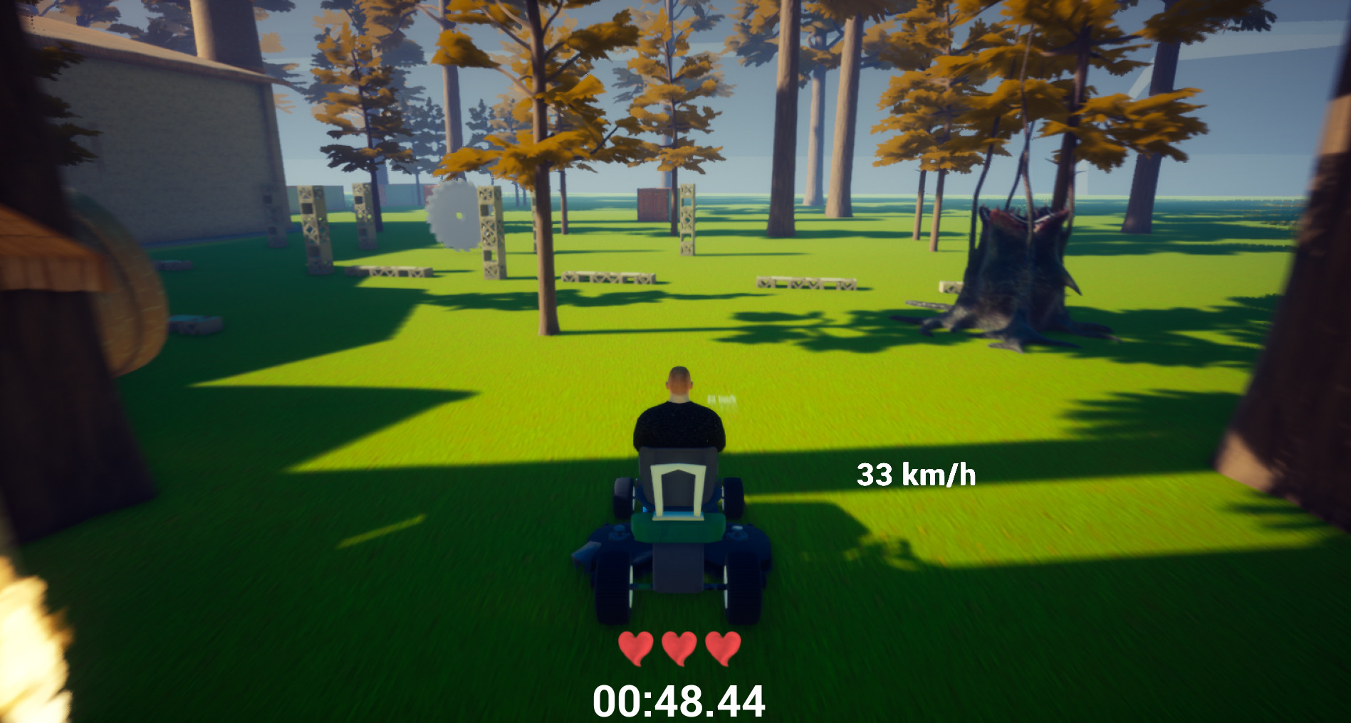 Lawnmower game: Mortal Race screenshot #4