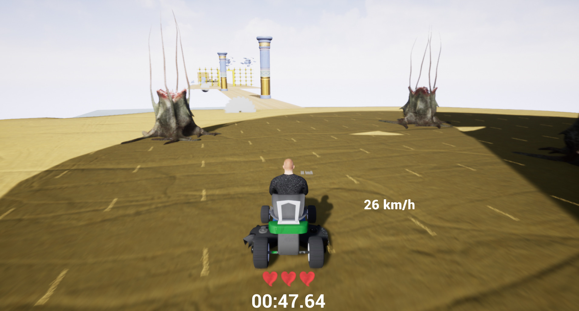 Lawnmower game: Mortal Race screenshot #5