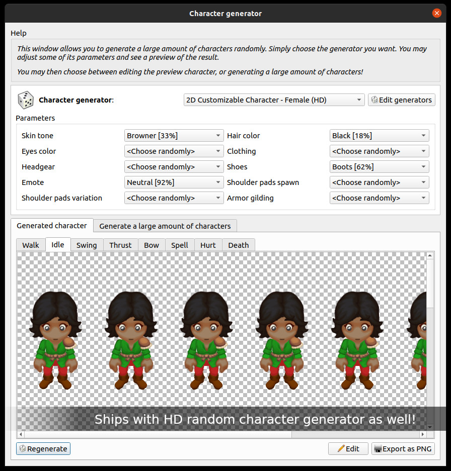 Game Character Hub PE: 2D Customizable Character - Female Featured Screenshot #1