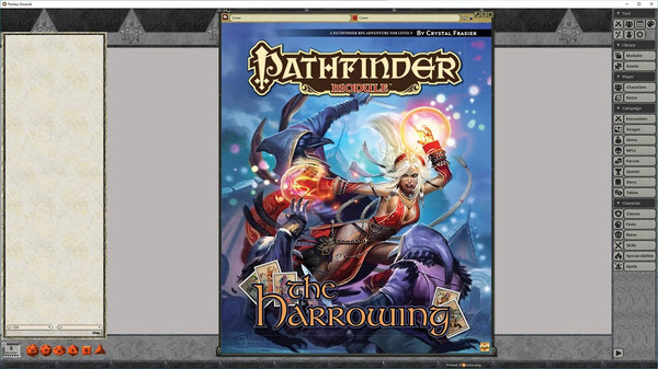 Screenshot z Fantasy Grounds - Pathfinder RPG - The Harrowing