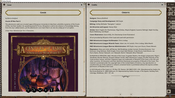 Fantasy Grounds - D&D Adventurers League EB-05 A Century of Ashes