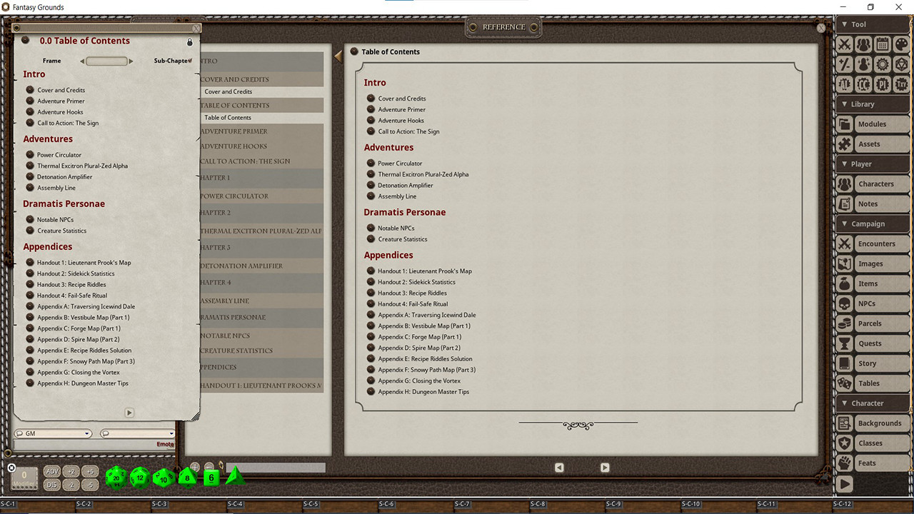 Fantasy Grounds - D&D Adventurers League 10-09 Recipe for Retributionのスクリーンショット 1