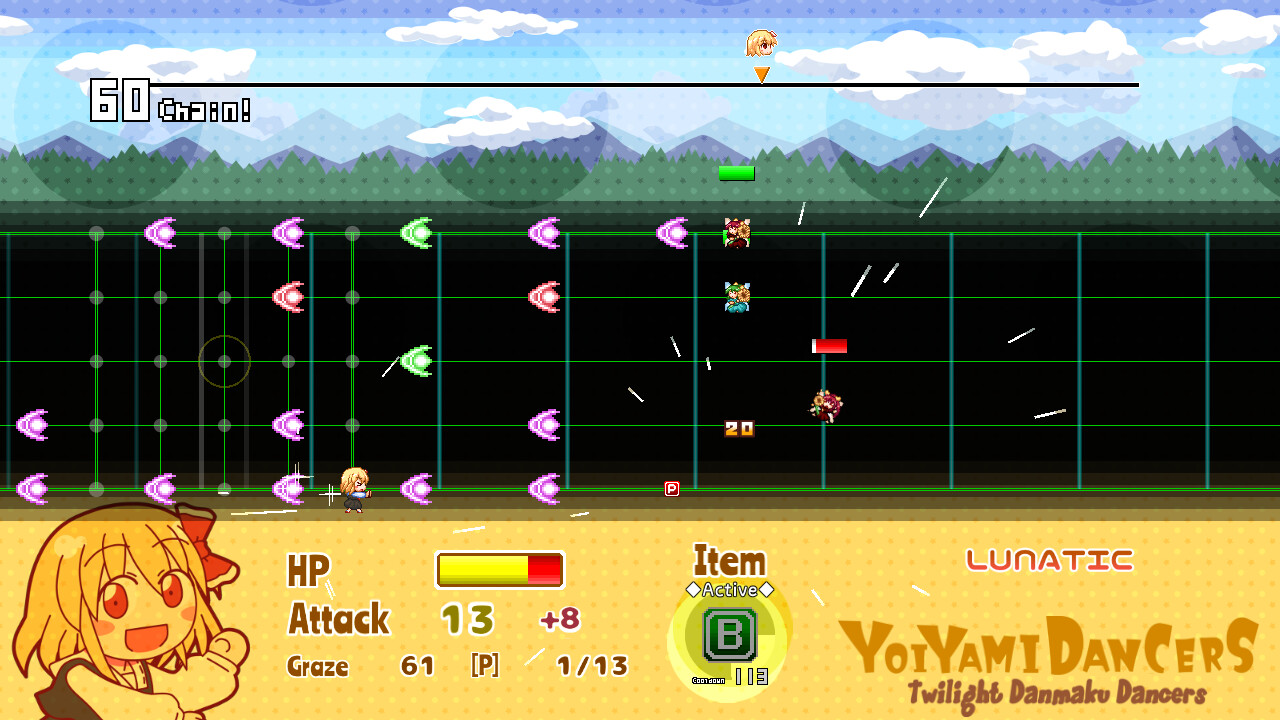 Yoiyami Dancers: Twilight Danmaku Dancers screenshot 1