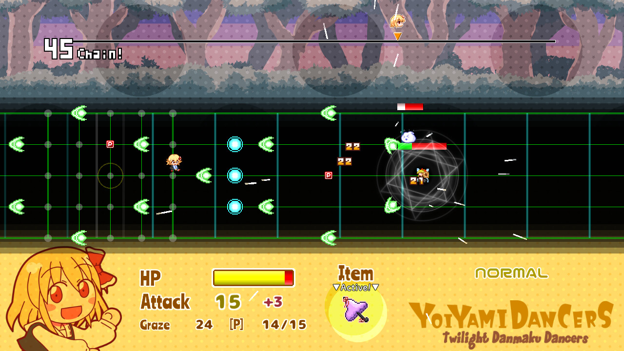Yoiyami Dancers: Twilight Danmaku Dancers screenshot #2