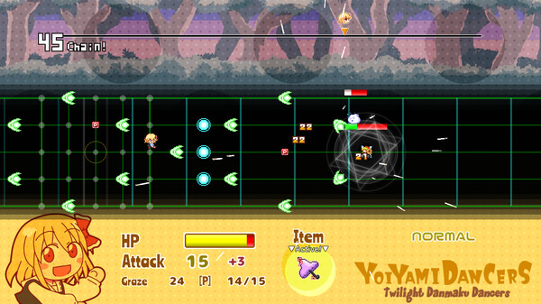 Yoiyami Dancers: Twilight Danmaku Dancers screenshot 2
