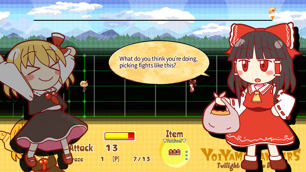 Screenshot z Yoiyami Dancers: Twilight Danmaku Dancers