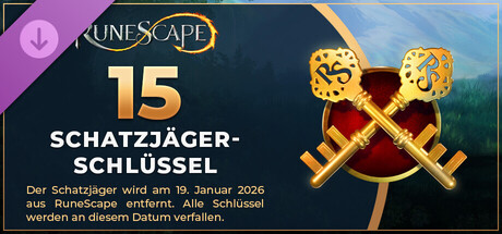 RuneScape: 15 Schatzjäger-Schlüssel