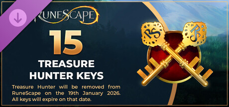 RuneScape: 15 Treasure Hunter Keys banner image
