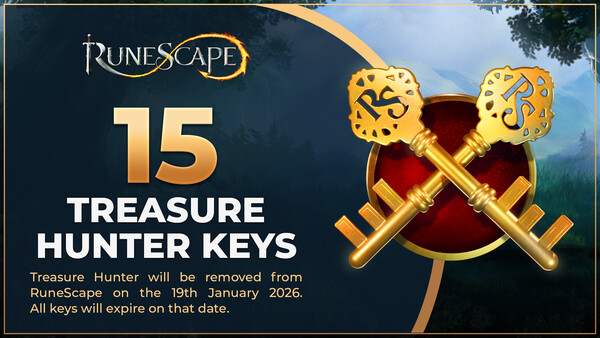 RuneScape: 15 Treasure Hunter Keys
