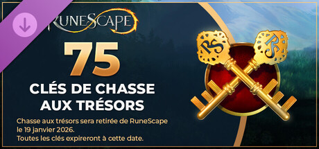 RuneScape : 75 clés de Chasse aux trésors