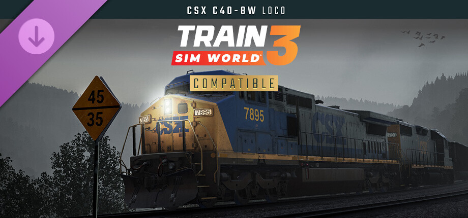 Train Sim World® 3: CSX C40-8W Loco Add-On cover art