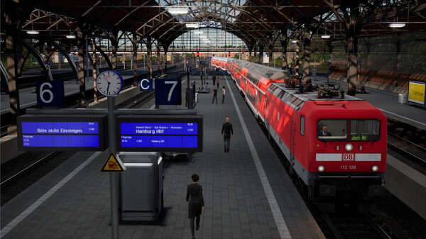 Screenshot z Train Sim World®: Hauptstrecke Hamburg - Lübeck Route Add-On - TSW2 & TSW3 compatible