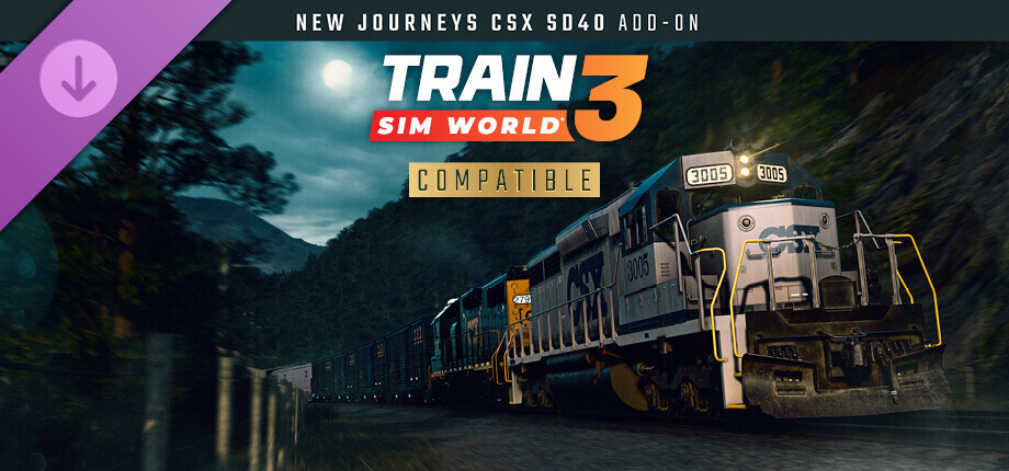Train Sim World® 3: New Journeys - CSX SD40 Add-On cover art