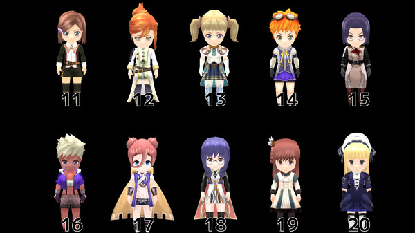 Screenshot z SMILE GAME BUILDER SMILE Characters Vol.1