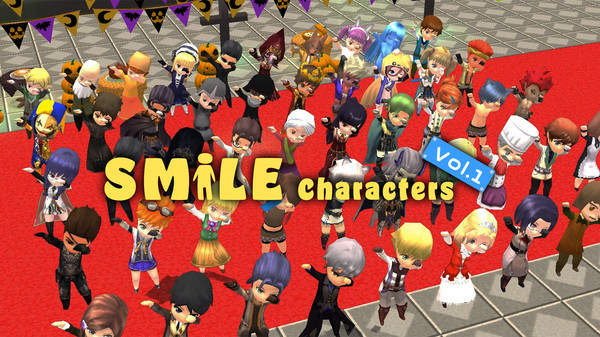 Screenshot z SMILE GAME BUILDER SMILE Characters Vol.1