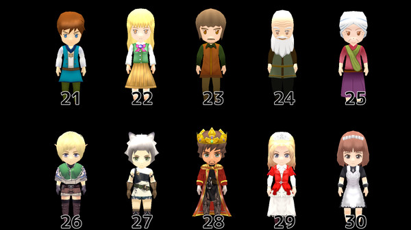 Screenshot z SMILE GAME BUILDER SMILE Characters Vol.1