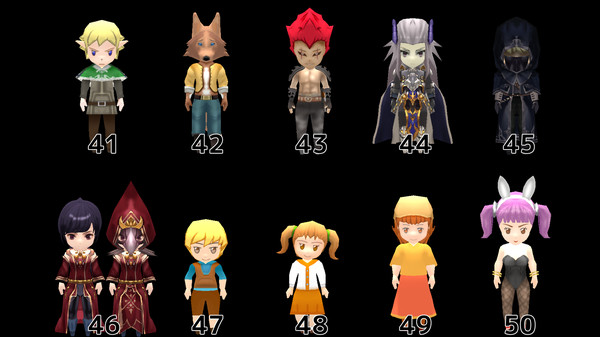 Screenshot z SMILE GAME BUILDER SMILE Characters Vol.1