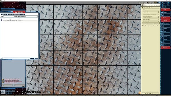 Fantasy Grounds - Starfinder RPG - Flip-Mat - Basic Terrain