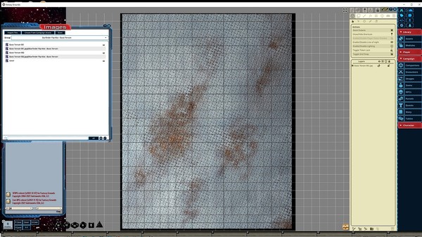 Fantasy Grounds - Starfinder RPG - Flip-Mat - Basic Terrain