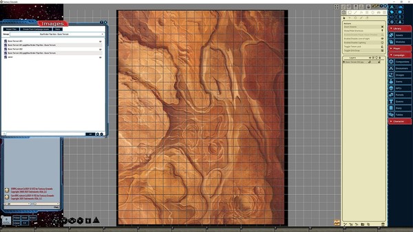 Fantasy Grounds - Starfinder RPG - Flip-Mat - Basic Terrain