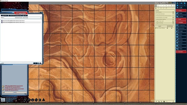 Fantasy Grounds - Starfinder RPG - Flip-Mat - Basic Terrain