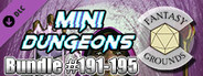 Fantasy Grounds - Mini-Dungeons Bundle #191-195