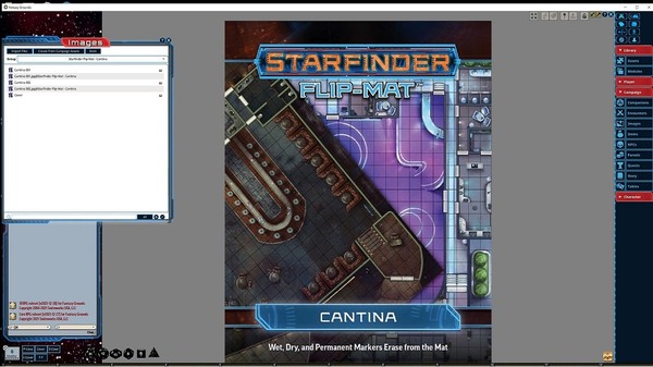 Fantasy Grounds - Starfinder RPG - Flip-Mat - Cantina