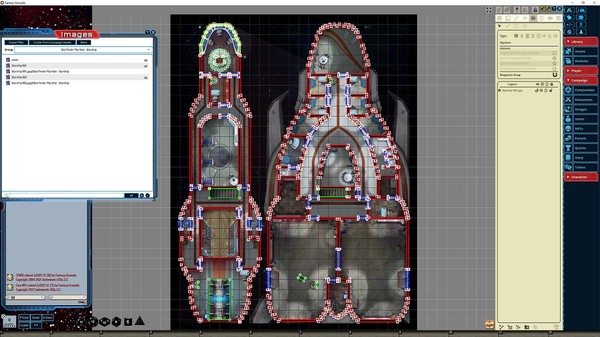 Fantasy Grounds - Starfinder RPG - Flip-Mat Starship