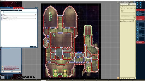 Fantasy Grounds - Starfinder RPG - Flip-Mat Starship