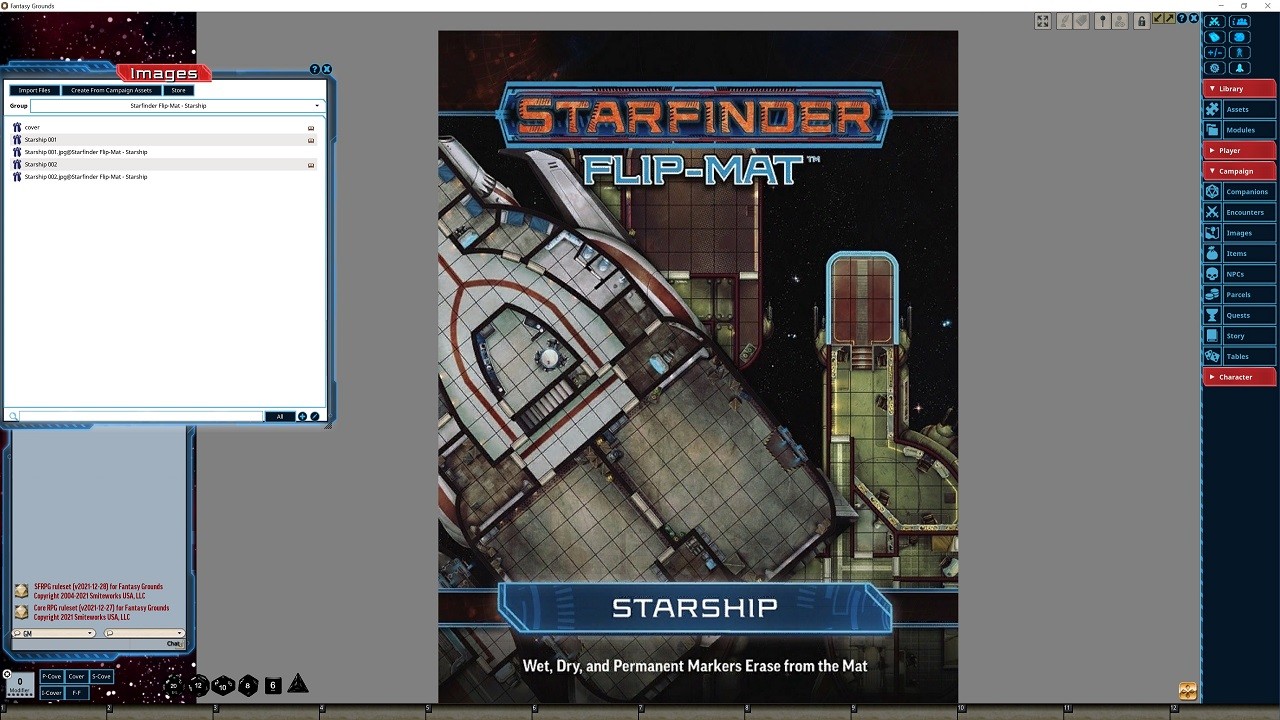 Fantasy Grounds - Starfinder RPG - Flip-Mat Starshipのスクリーンショット 1