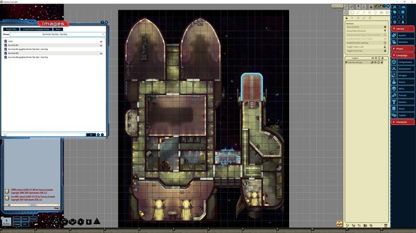 Fantasy Grounds - Starfinder RPG - Flip-Mat Starship