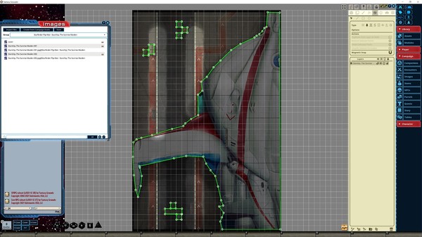 Fantasy Grounds - Starfinder RPG - Flip-Mat - Starship, The Sunrise Maiden