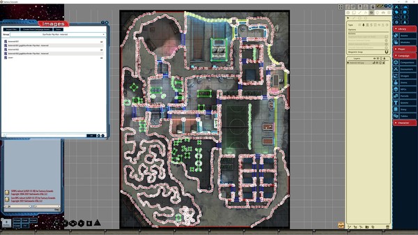 Fantasy Grounds - Starfinder RPG - Flip-Mat - Asteroid