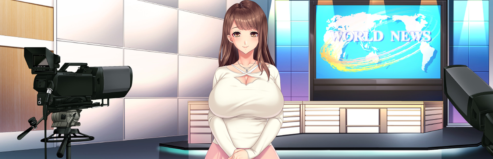 The Invisible Man's Stealth NTR: Convincing and Inseminating the New Announcer with an Invisible Boner