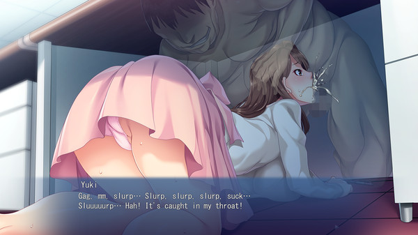 Screenshot z The Invisible Man's Stealth NTR: Convincing and Inseminating the New Announcer with an Invisible Boner