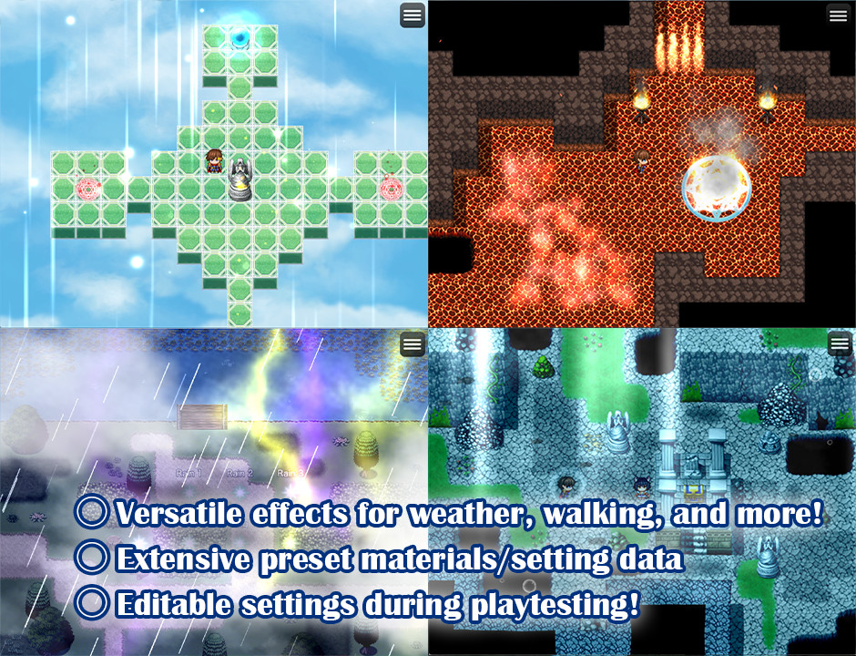 RPG Maker MZ - Particle System Plugin - TRP Particle MZ Featured Screenshot #1