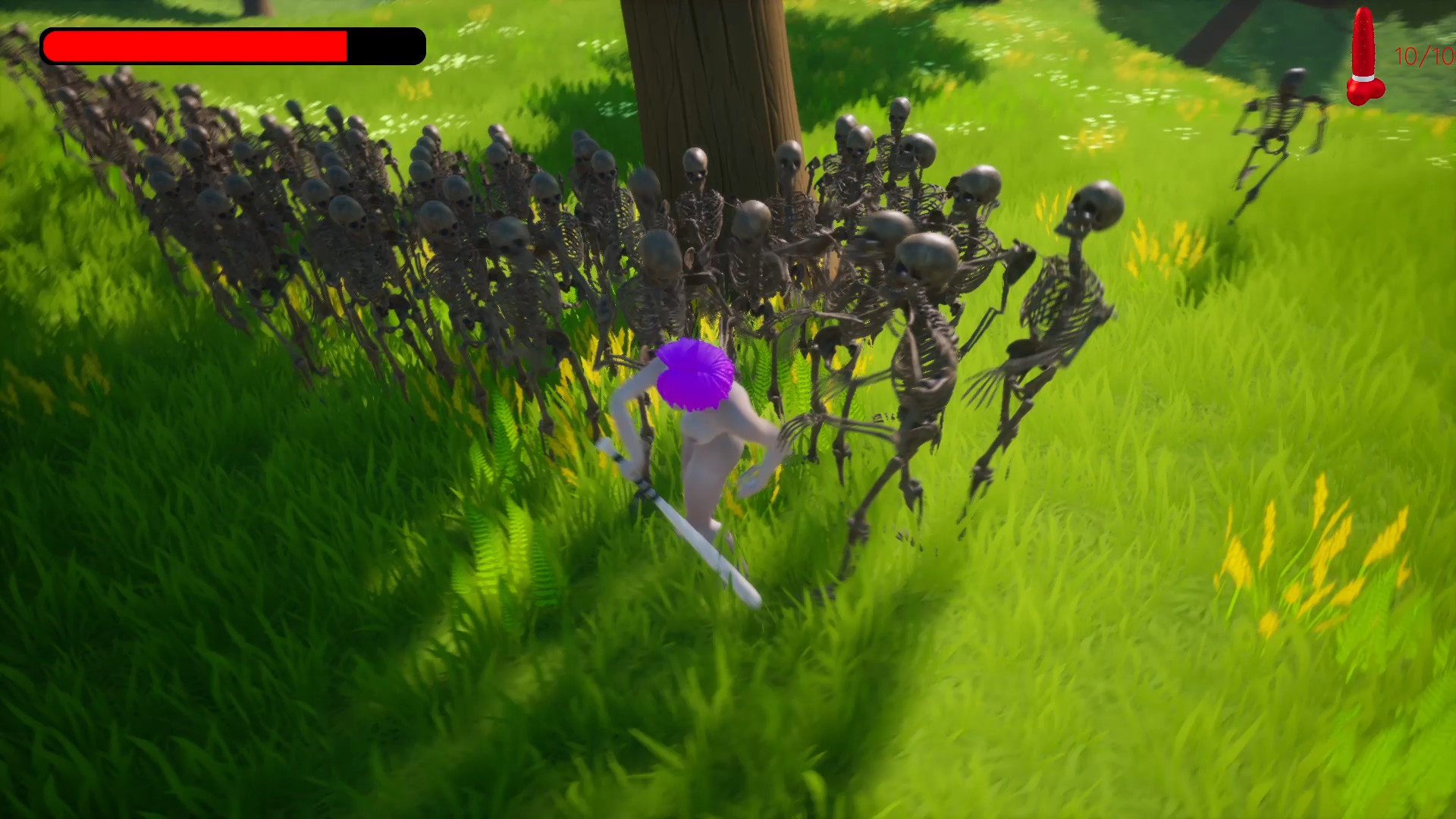 Skeletons VS Nadia screenshot 2