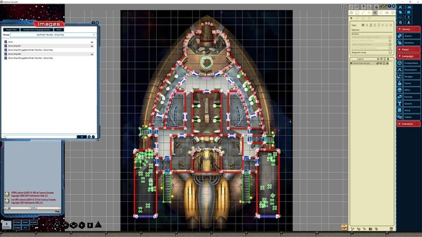 Fantasy Grounds - Starfinder RPG - Flipmat - Ghost Ship